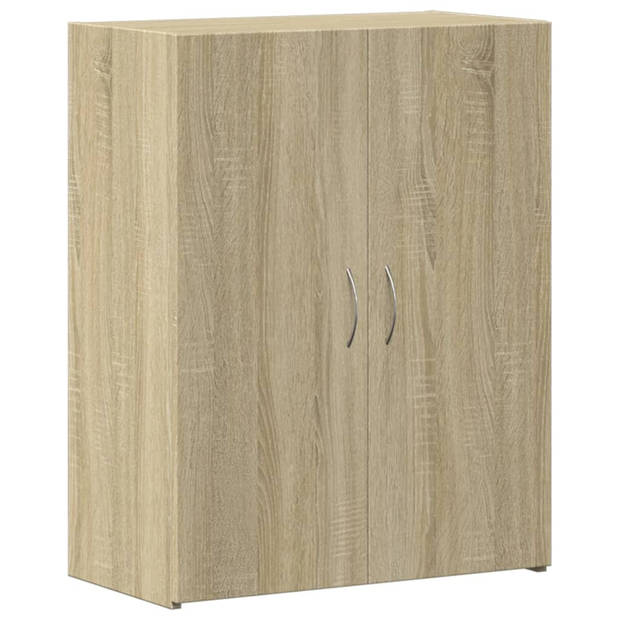 vidaXL Archiefkast 60x32x77,5 cm bewerkt hout sonoma eikenkleurig