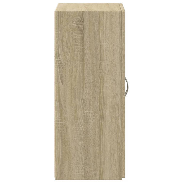 vidaXL Archiefkast 60x32x77,5 cm bewerkt hout sonoma eikenkleurig