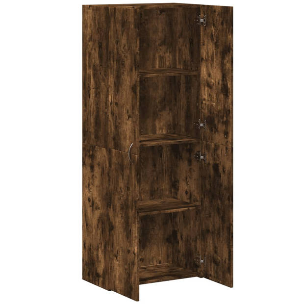 vidaXL Archiefkast 60x32x153 cm bewerkt hout gerookt eikenkleurig