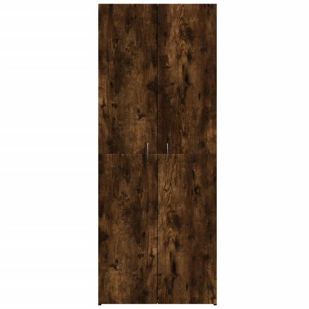 vidaXL Archiefkast 60x32x153 cm bewerkt hout gerookt eikenkleurig