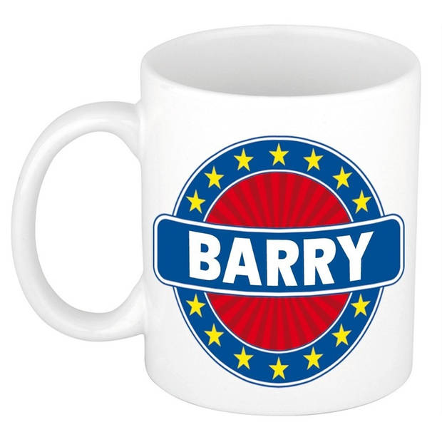 Voornaam Barry koffie/thee mok of beker - Naam mokken