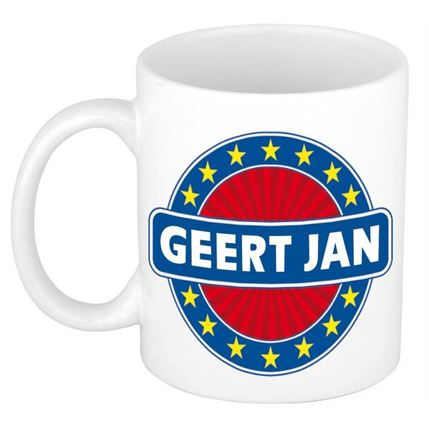 Voornaam Geert jan koffie/thee mok of beker - Naam mokken