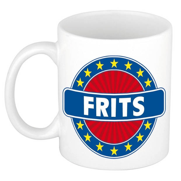 Voornaam Frits koffie/thee mok of beker - Naam mokken