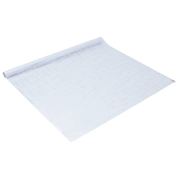 vidaXL Raamfolie sterrenpatroon mat 90x500 cm PVC