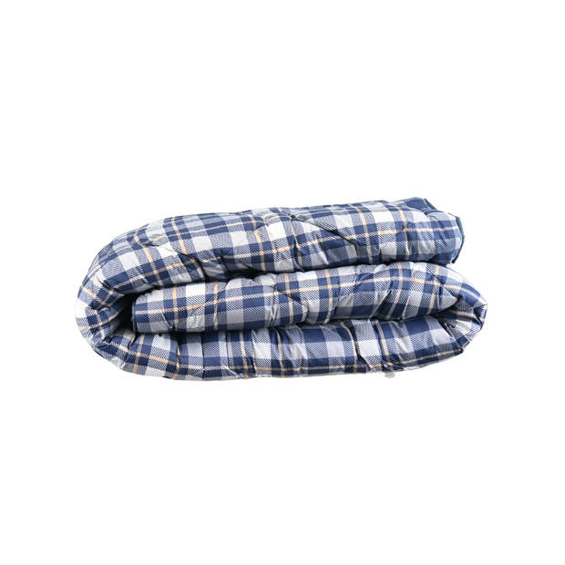 HappyBed Grey flanel 240x220 - Wasbaar dekbed zonder overtrek - Bedrukt dekbed zonder hoes