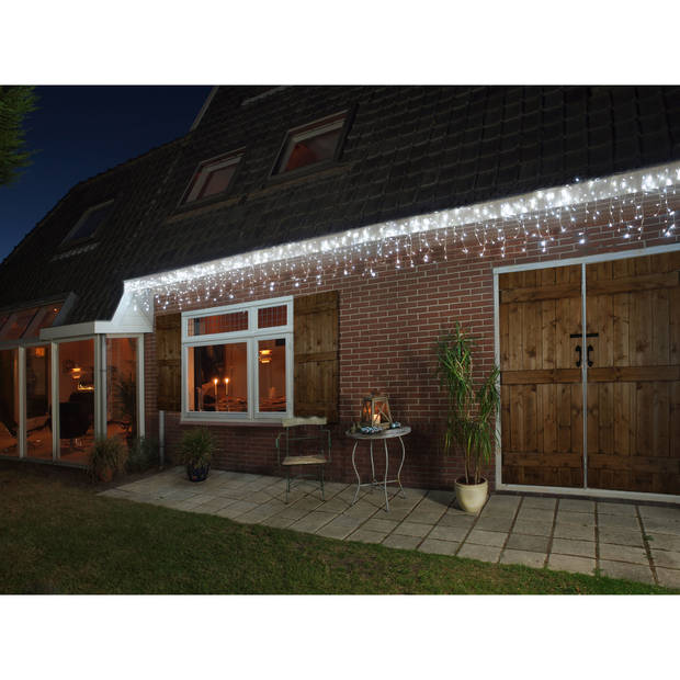 Anna Collection kerstverlichting ijspegel 360 leds -helder wit -720cm - Lichtsnoeren