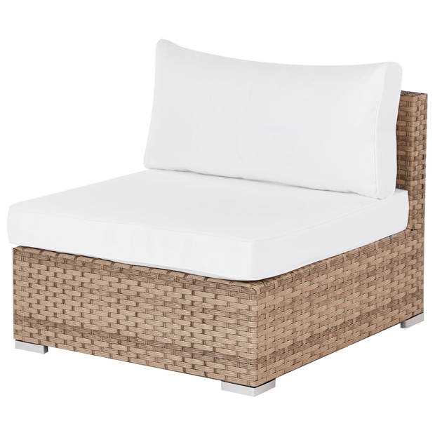 Beliani SANO - Loungeset-Natuurlijk-PE rotan