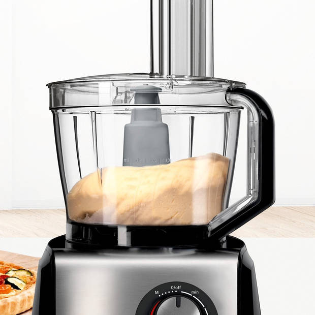 Bosch MultiTalent 8 MC812M844 - Foodprocessor - Zwart/RVS