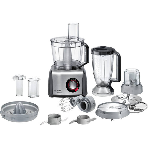 Bosch MultiTalent 8 MC812M844 - Foodprocessor - Zwart/RVS