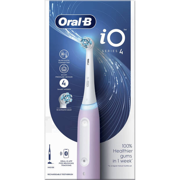 Oral-B iO Series 4 Volwassene Vibrerende tandenborstel Lavendel