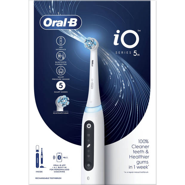 Oral-B iO 5N - Elektrische Tandenborstel - Wit