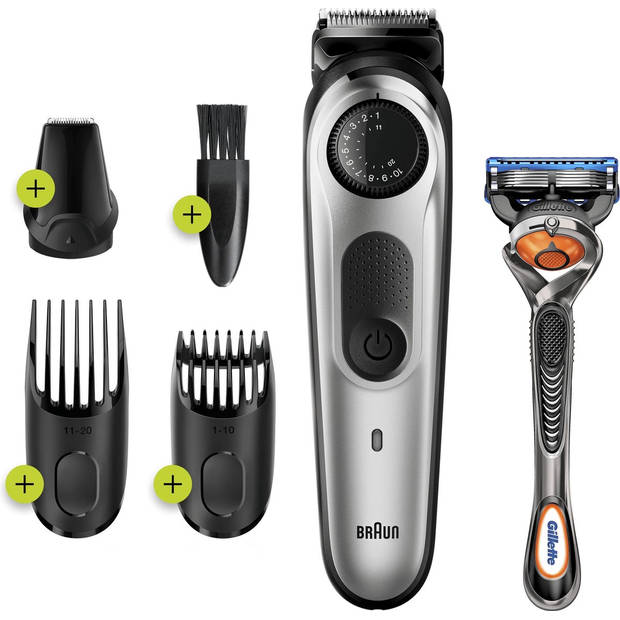 Braun BT5260 - Baardtrimmer en Haartrimmer – Zwart/Metaalzilver