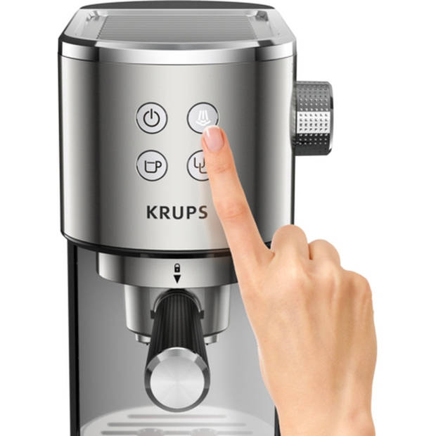 Krups Virtuoso XP442C11 - Pistonmachine - koffiezetapparaat - Half automatisch Espressomachine