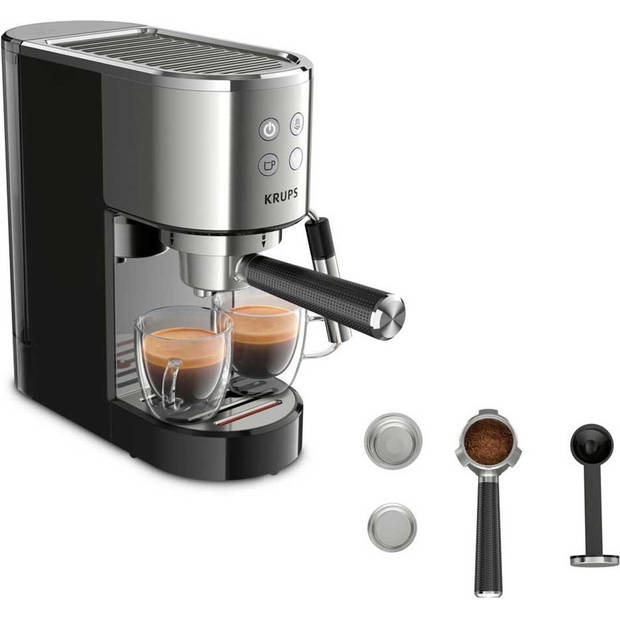 Krups Virtuoso XP442C11 - Pistonmachine - koffiezetapparaat - Half automatisch Espressomachine