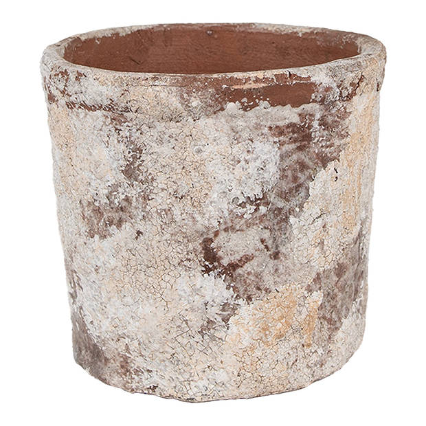 HAES DECO - Bloempot Ø 18x15 cm Beige Terracotta