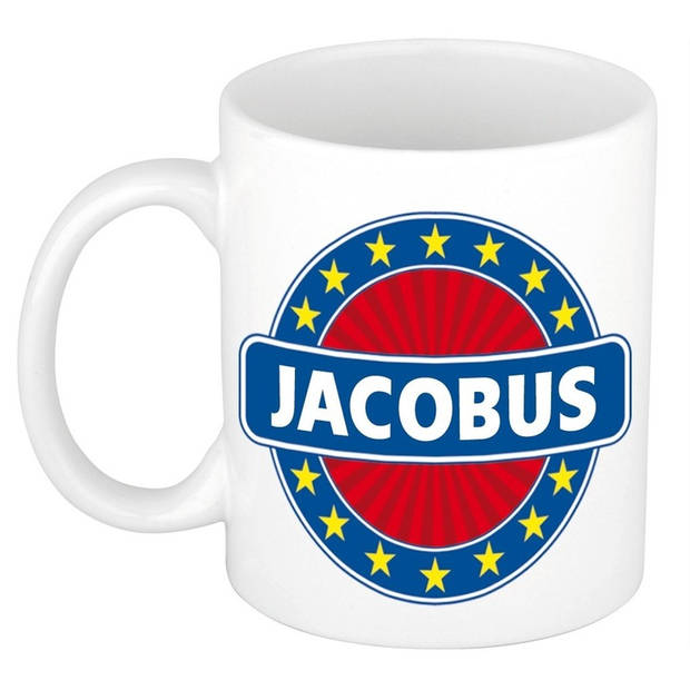 Voornaam Jacobus koffie/thee mok of beker - Naam mokken