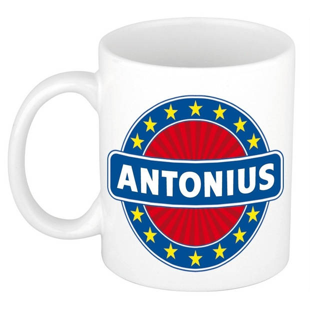 Voornaam Antonius koffie/thee mok of beker - Naam mokken