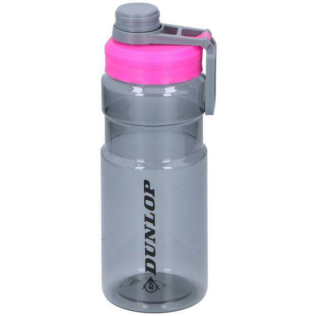 Transparant roze bidon/drinkfles 1100 ml - Drinkflessen