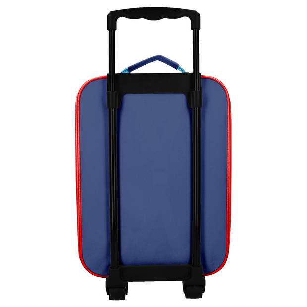 Spiderman reiskoffer voor kinderen - blauw - 32 x 11 x 42 cm - trolley - Kinder reiskoffers