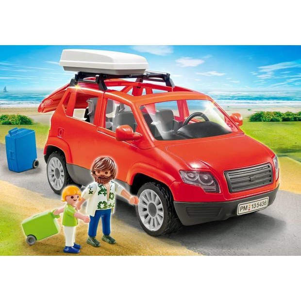 PLAYMOBIL gezinswagen met dakkoffer - 5436