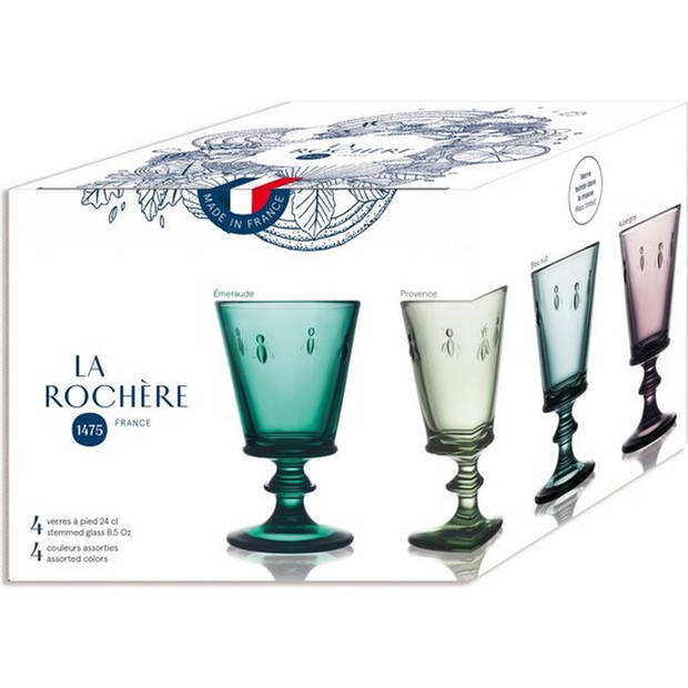 La Rochére Abeille - Water/Wijnglas - 24CL - Set van 4