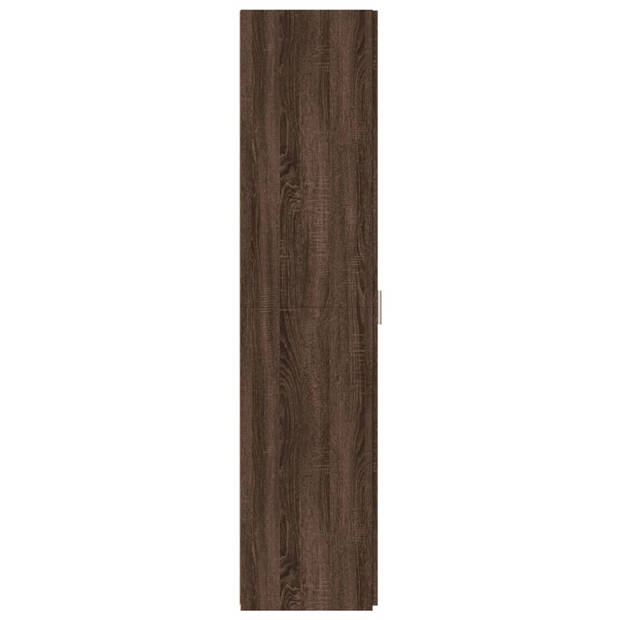 vidaXL Hoge kast 45x42,5x185 cm bewerkt hout bruin eikenkleurig