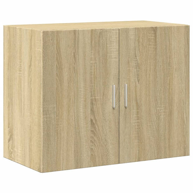 vidaXL Hoge kast 80x42,5x249 cm bewerkt hout sonoma eikenkleurig