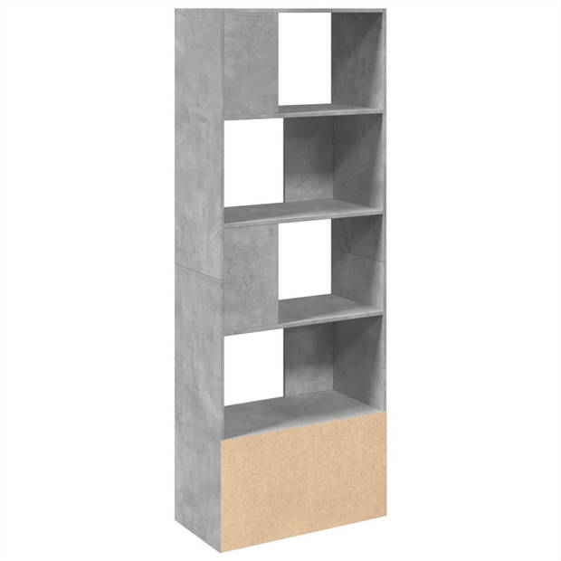 vidaXL Boekenkast 70x36x189 cm bewerkt hout betongrijs