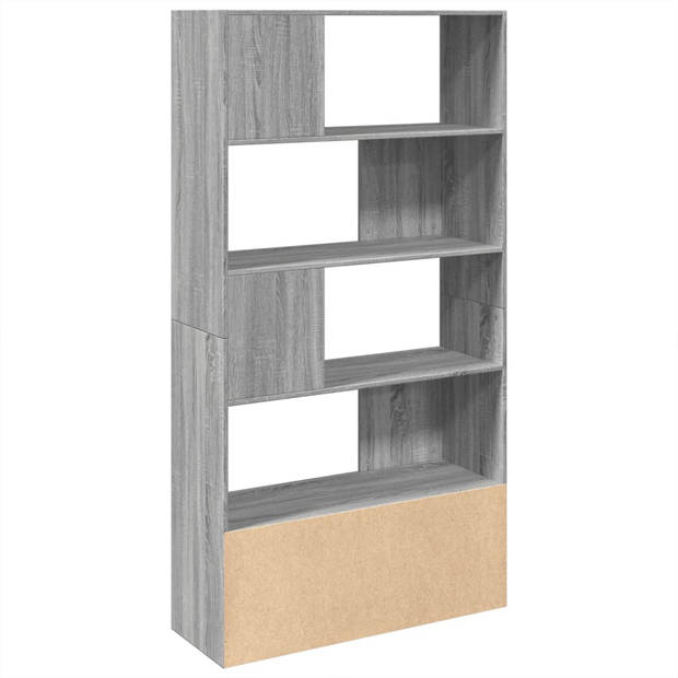 vidaXL Boekenkast 100x36x189 cm bewerkt hout grijs sonoma eikenkleurig