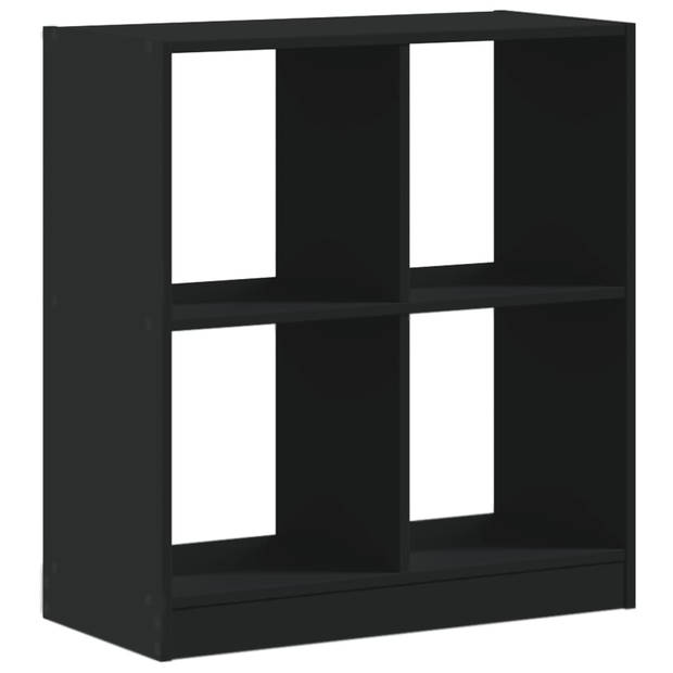 vidaXL Boekenkast 68,5x32x75 cm bewerkt hout zwart