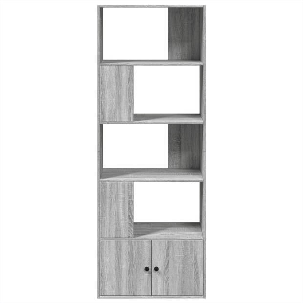 vidaXL Boekenkast 70x36x189 cm bewerkt hout grijs sonoma eikenkleurig