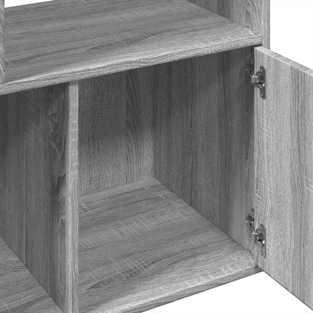 vidaXL Boekenkast 70x36x189 cm bewerkt hout grijs sonoma eikenkleurig