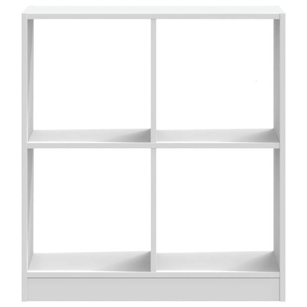 vidaXL Boekenkast 68,5x32x75 cm bewerkt hout wit