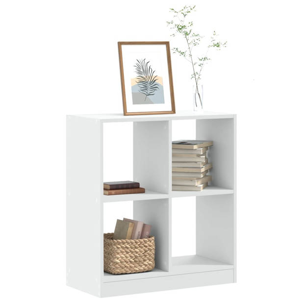 vidaXL Boekenkast 68,5x32x75 cm bewerkt hout wit