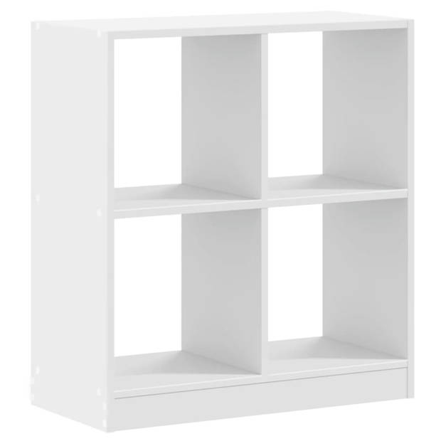 vidaXL Boekenkast 68,5x32x75 cm bewerkt hout wit