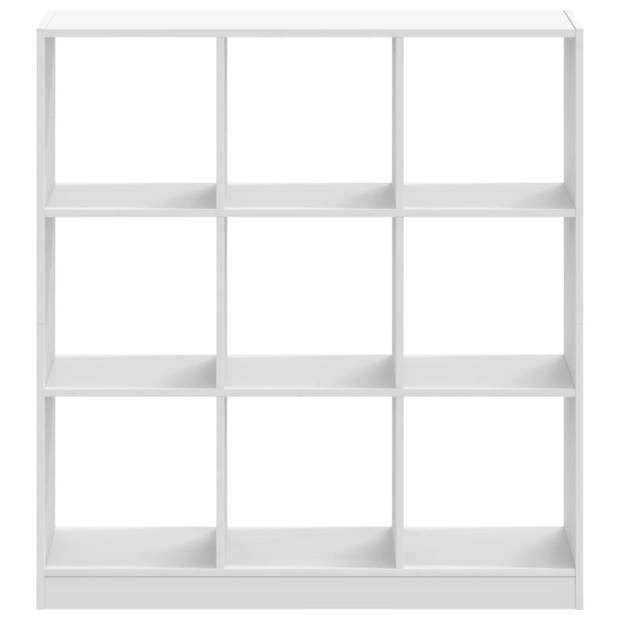 vidaXL Boekenkast 102x32x108 cm bewerkt hout wit