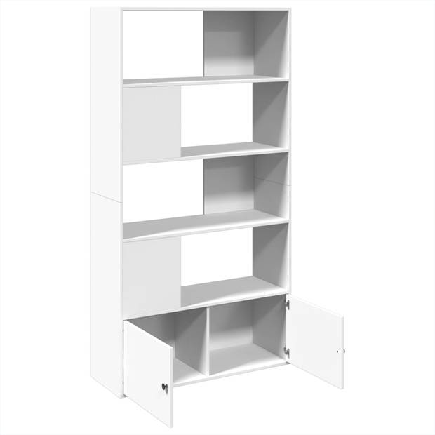 vidaXL Boekenkast 100x36x189 cm bewerkt hout wit