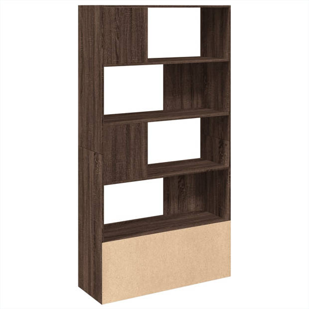 vidaXL Boekenkast 100x36x189 cm bewerkt hout bruin eikenkleurig