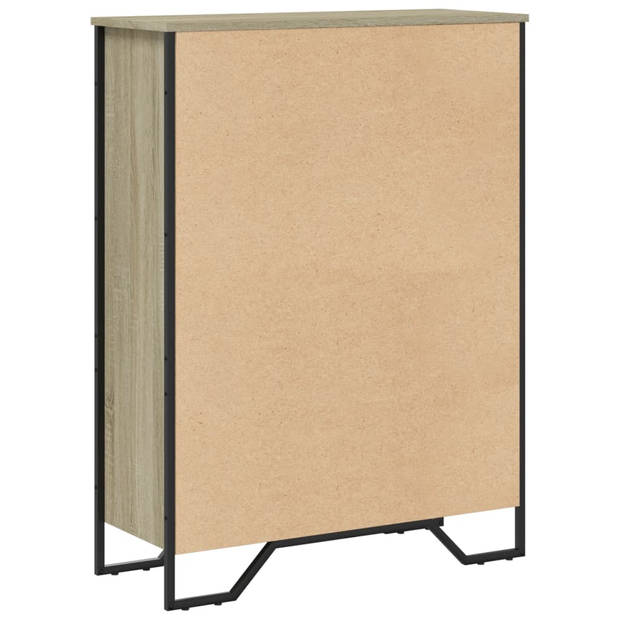 vidaXL Boekenkast 80x31x106 cm bewerkt hout sonoma eikenkleurig