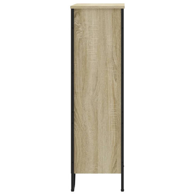 vidaXL Boekenkast 80x31x106 cm bewerkt hout sonoma eikenkleurig