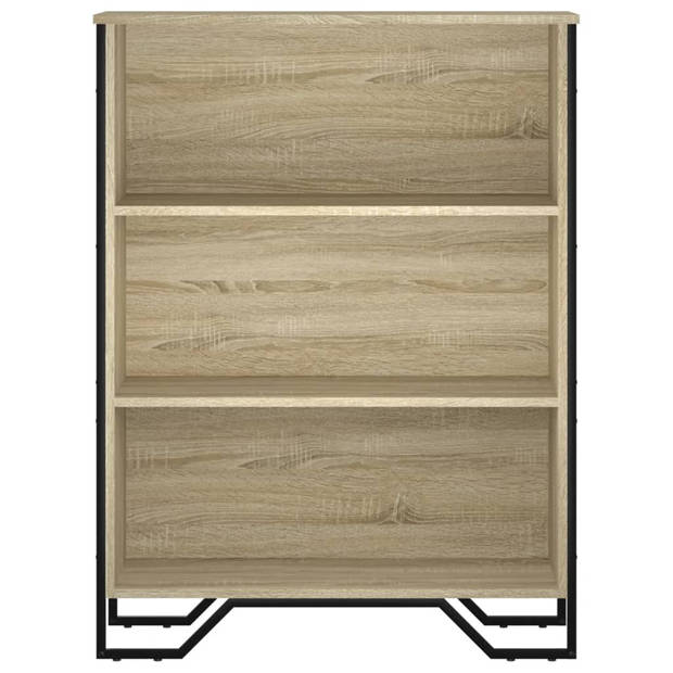 vidaXL Boekenkast 80x31x106 cm bewerkt hout sonoma eikenkleurig