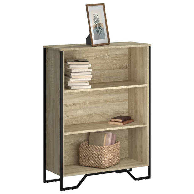 vidaXL Boekenkast 80x31x106 cm bewerkt hout sonoma eikenkleurig