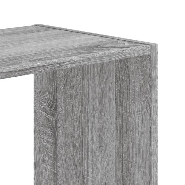 vidaXL Boekenkast 68,5x32x68,5 cm bewerkt hout grijs sonoma eiken