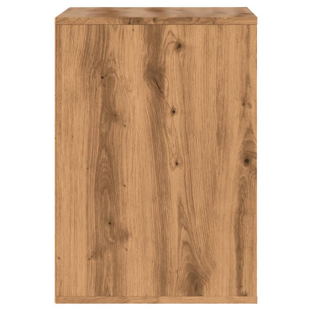 vidaXL Ladekast 60x41x58 cm bewerkt hout artisanaal eikenkleurig