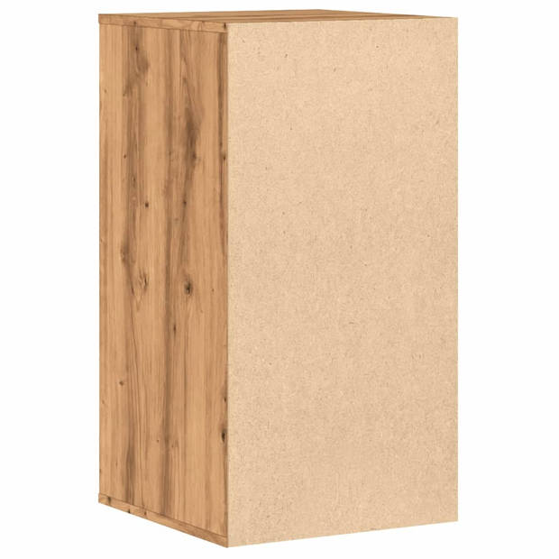 vidaXL Ladekast 40x41x76 cm bewerkt hout artisanaal eikenkleurig