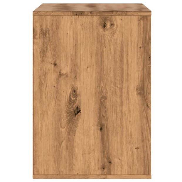 vidaXL Ladekast 80x41x58 cm bewerkt hout artisanaal eikenkleurig