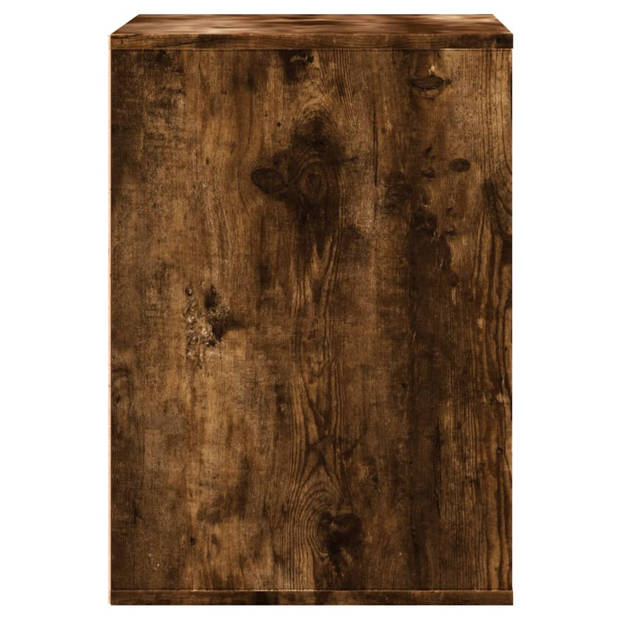 vidaXL Ladekast 60x41x58 cm bewerkt hout gerookt eikenkleurig