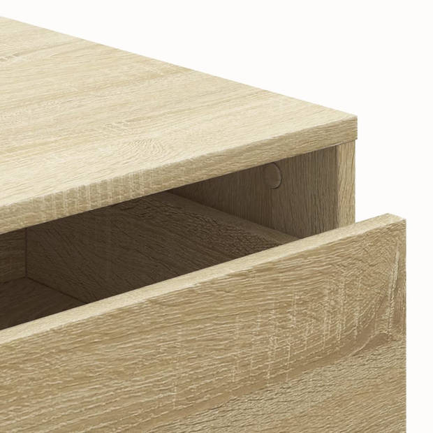 vidaXL Ladekast 40x41x58 cm bewerkt hout sonoma eikenkleurig