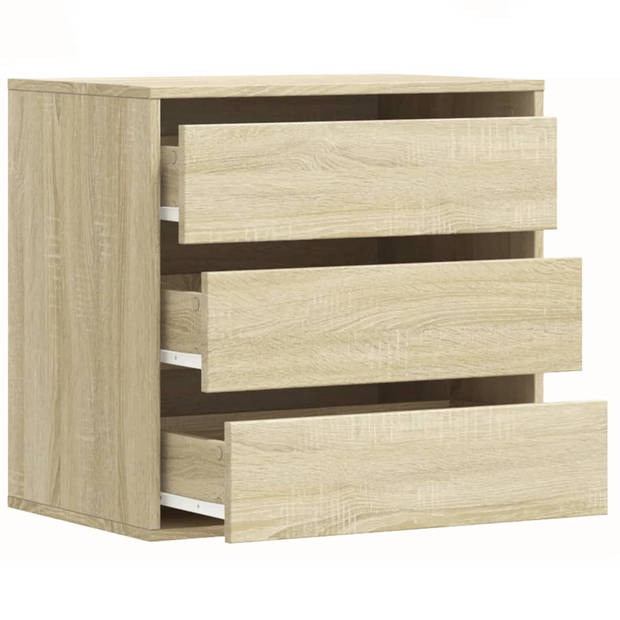 vidaXL Ladekast 60x41x58 cm bewerkt hout sonoma eikenkleurig