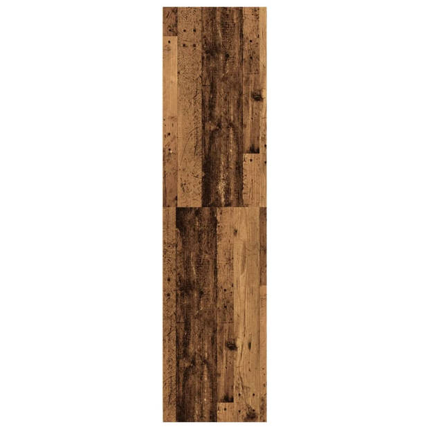 vidaXL Kledingkast 80x50x200 cm bewerkt hout oud hout